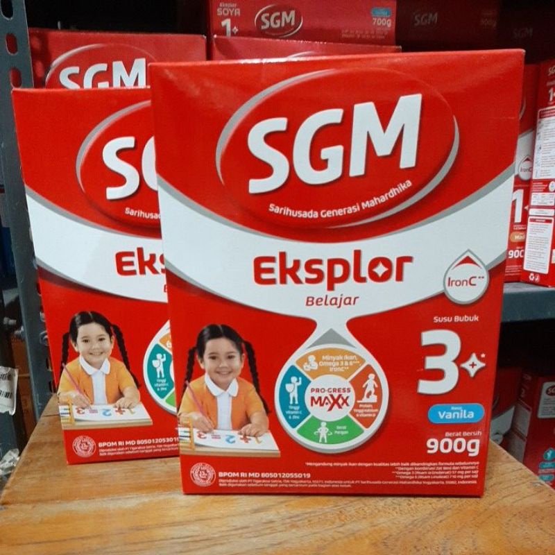 SGM 3+ madu vanila 900gr