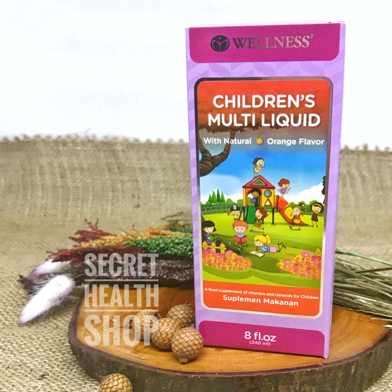 Wellness Children S Multi Liquid 240ml 8 Oz Suplemen Multivitamin Vitamin Anak Shopee Indonesia