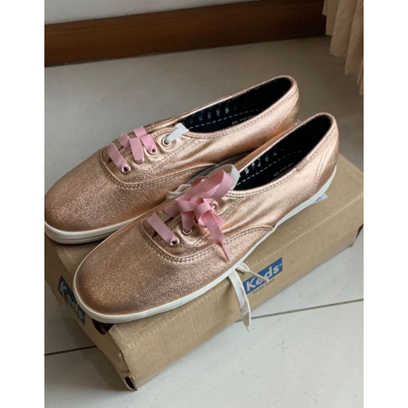 Keds Champion Oxford Rose Gold Original NEW