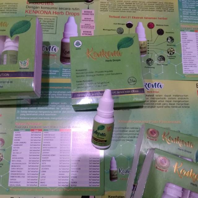 

Obat asam lambung maag kronis Kenkona 1 botol