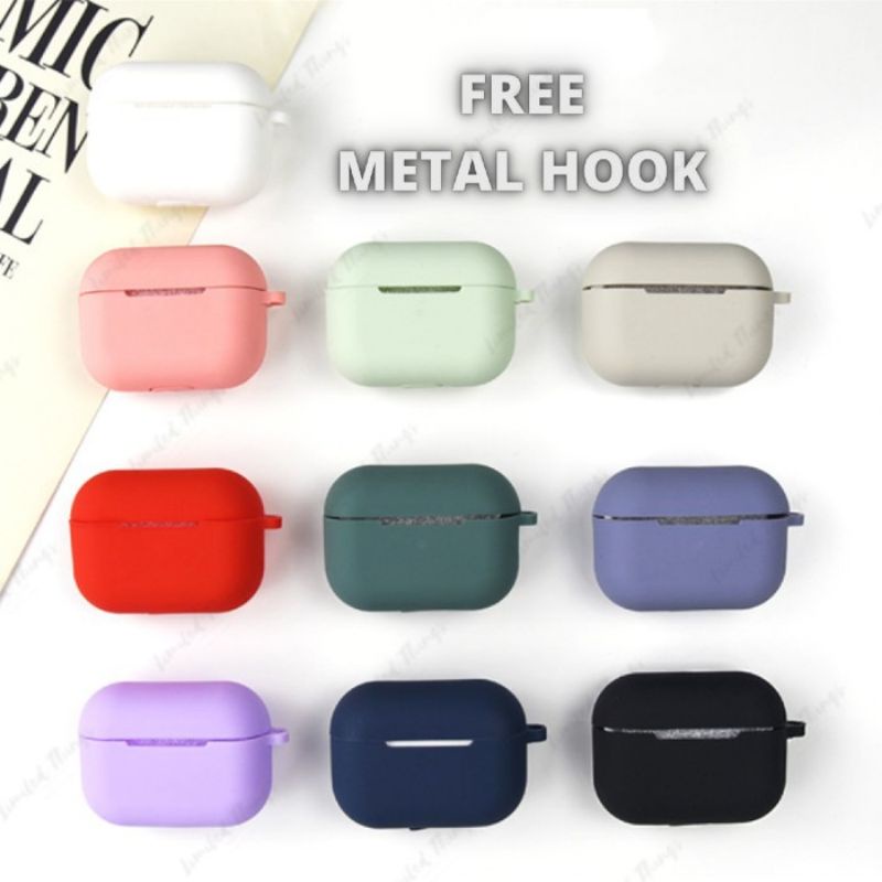 AirPods Pro Case Silicone Cover Thicken Case Soft Skin-Friendly Touch Protective