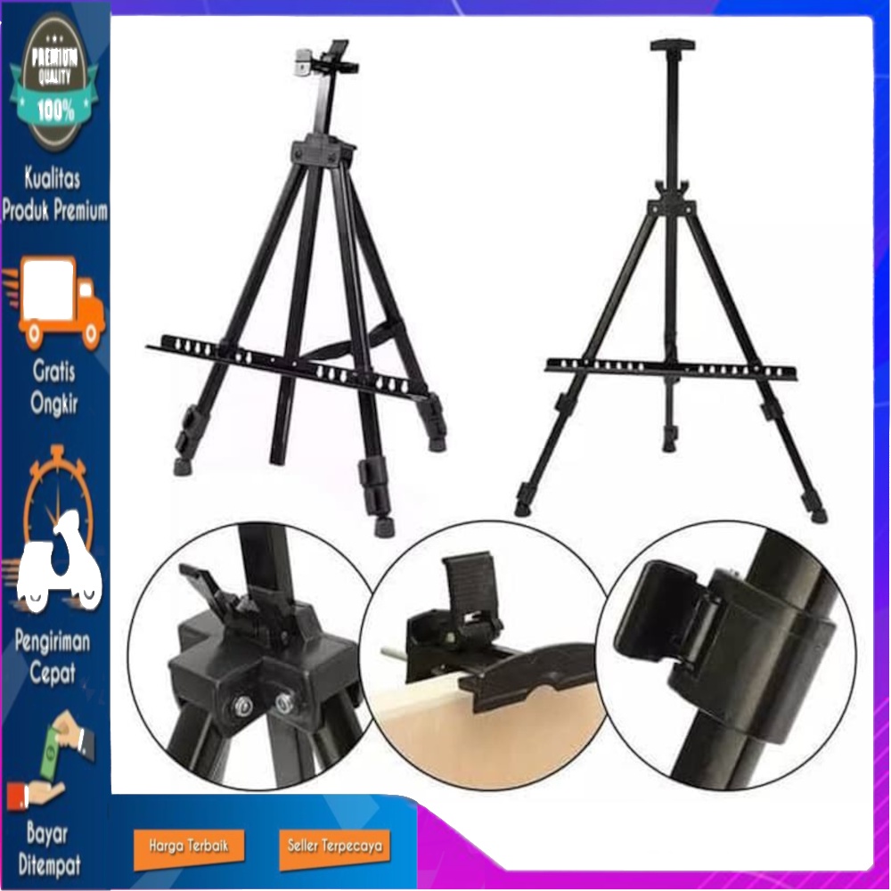 

Tripod Stand Holder Lukisan Murah Dudukan Kanvas Lukis