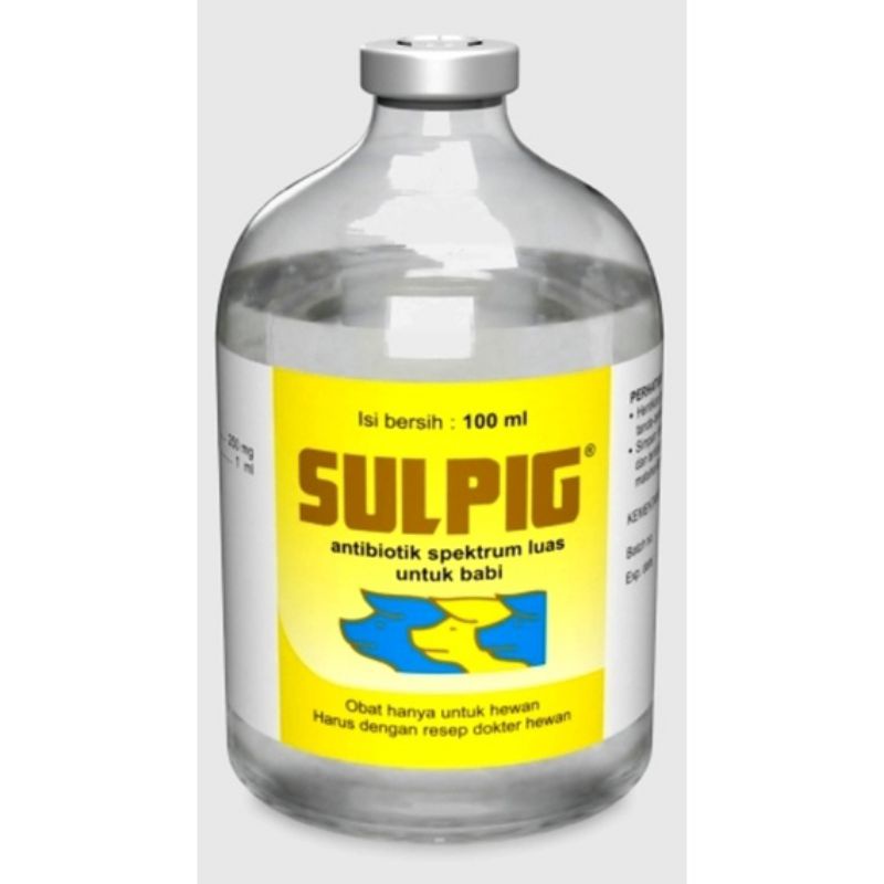 SULPIG 100ml OBAT ANTIBIOTIK SPEKTRUM LUAS HEWAN BABI
