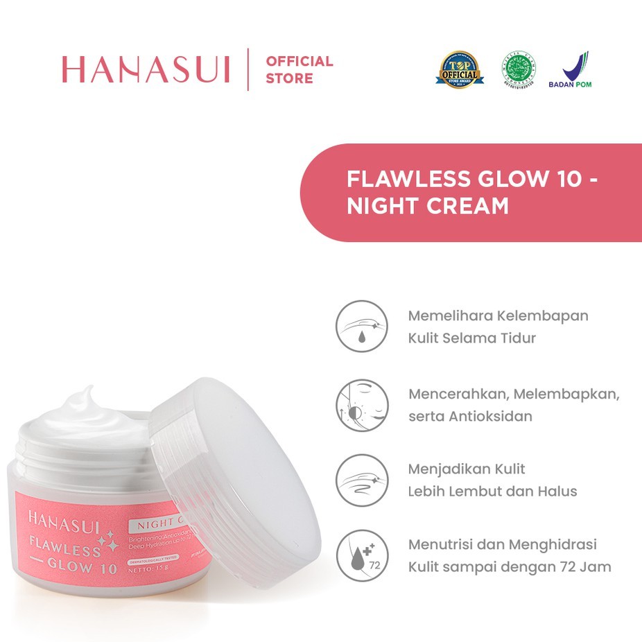 [PER PCS] HANASUI FLAWLESS GLOW 10 SERIES