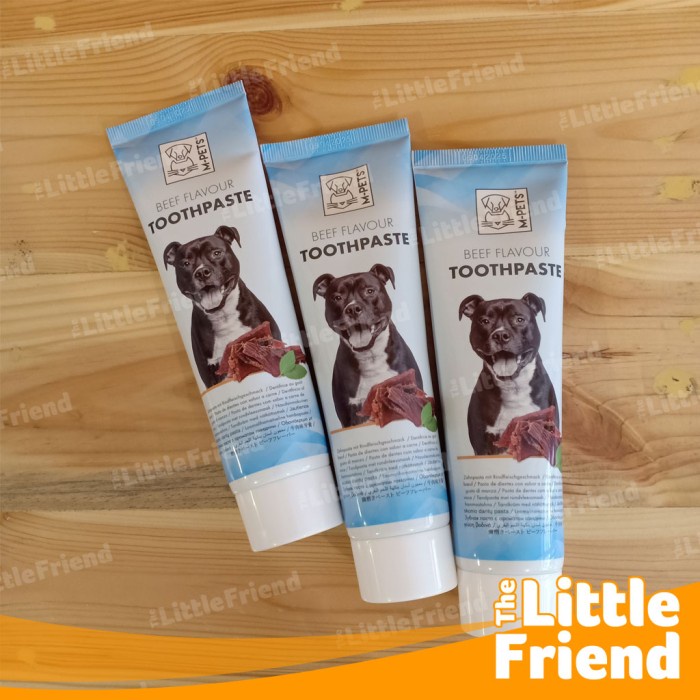 Bioline Toothpaste Odol Pasta Gigi Anjing BEEF M-PETS Dental Care 100g