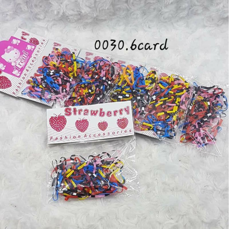 (ISI 6 SET) KARET RAMBUT CHINA