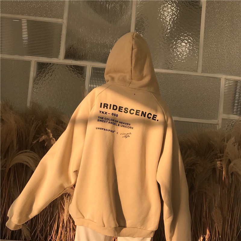 HOODIE WANITA PRIA CASUAL SIMPLE STYLE FLEECE TEBAL KEREN TERBARU'