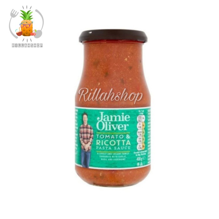 

Jamie Oliver Saus Pasta Tomat & Ricotta (400g)