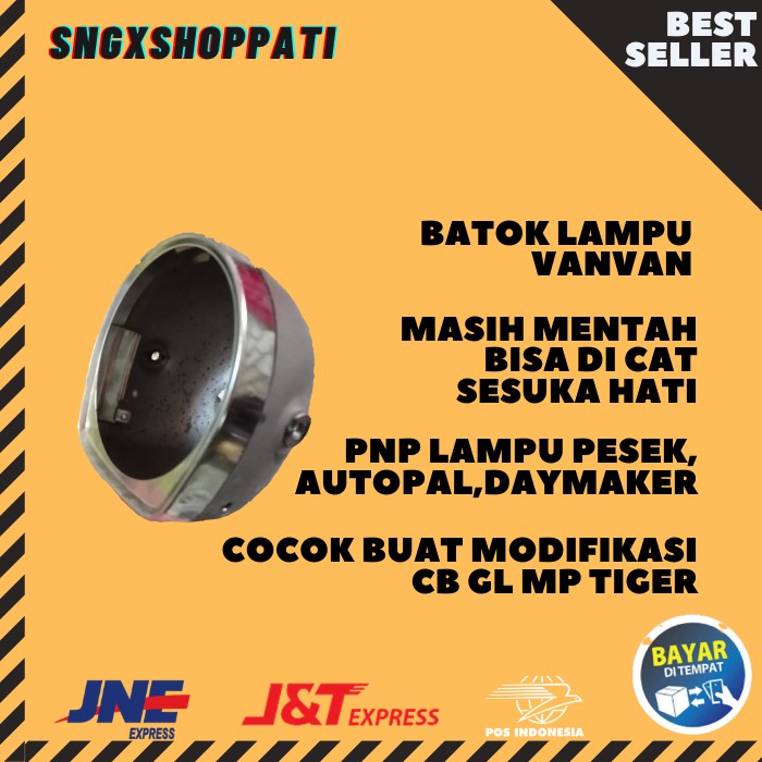 BATOK LAMPU VANVAN MENTAH PNP DAYMAKER AUTOPAL PESEK