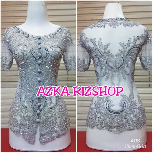 ATASAN KEBAYA WISUDA MODERN KEBAYA KERAH SABRINA LENGAN PENDEK