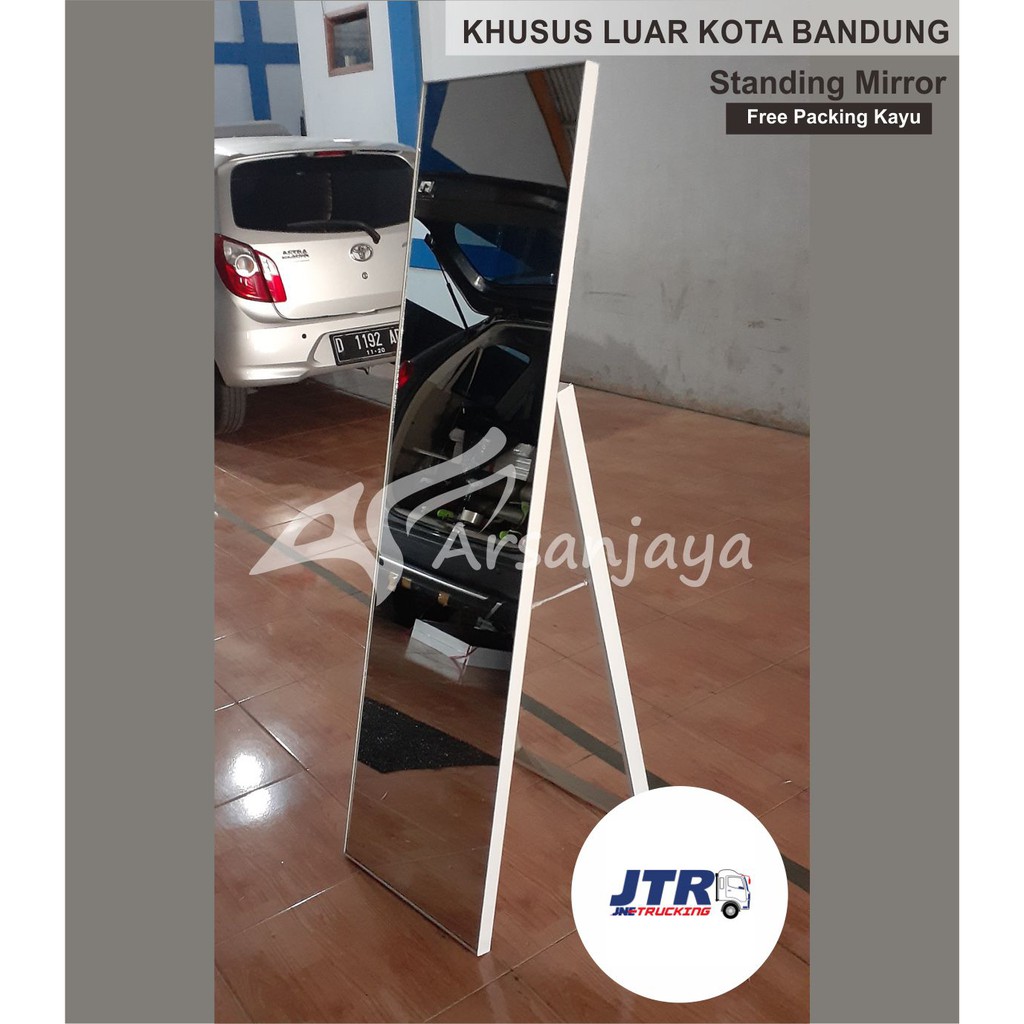 [ Standing Mirror ] Cermin Berdiri Tipe Block Full Body Luar Kota Bandung