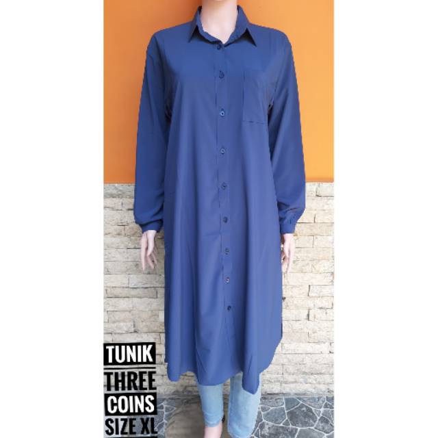 Kemeja tunik Three coins