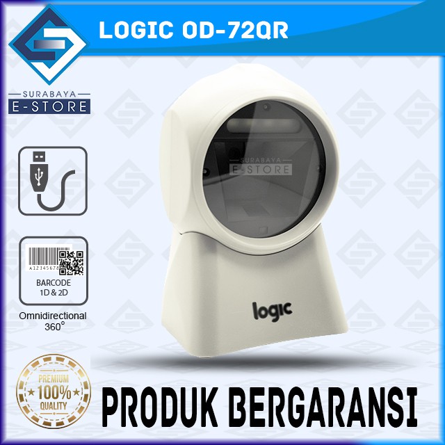 Barcode Scanner Omnidirect | Scanner Barkode | Barcode | Logic OD-72QR