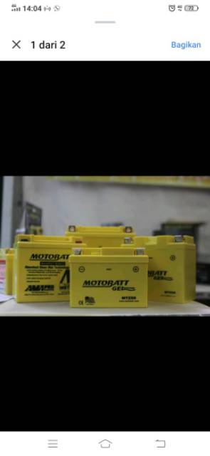 Aki MTZ-5S motobatt Special Gel untuk Honda beat-vario-scoopy-Supra x 125 Yamaha xeon-mio J- byson