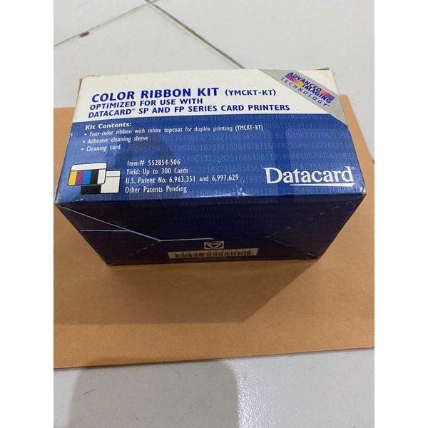 DATACARD RIBBON COLOR YMCKT-KT SP55 DAN SP75 (PN: 552854-506)