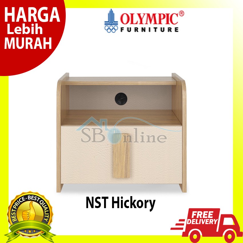 Meja Lampu / Rak Serbaguna by Olympic - NST Hickory