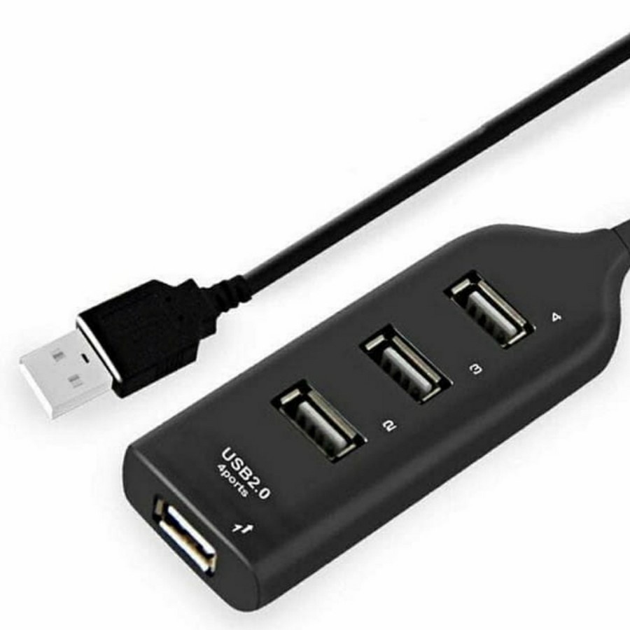 Usb Hub 4 in 1 Sambungan 4in1 Kabel 4 port Saklar For Mouse Laptop Flashdisk