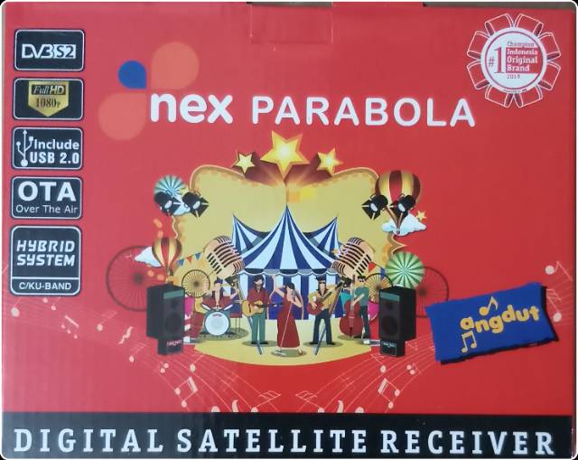 Receiver Nex Parabola hd Merah stb Mnc group