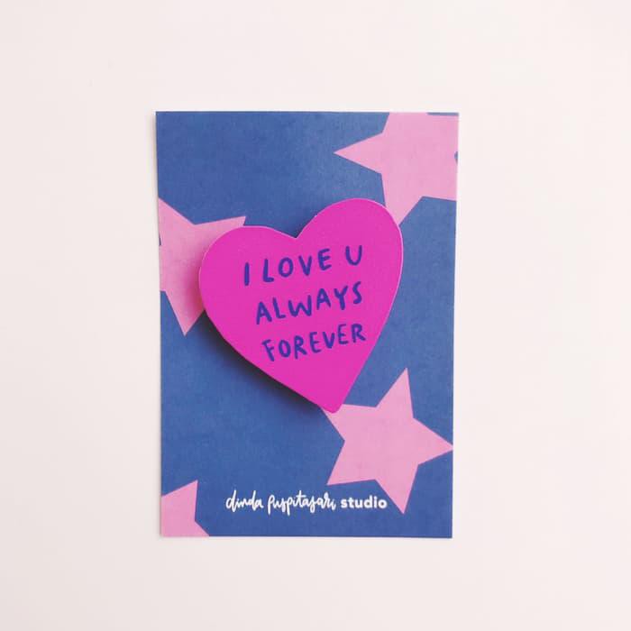 

Terlaris LOVELOVELOVE ACRYLIC PIN Mantul
