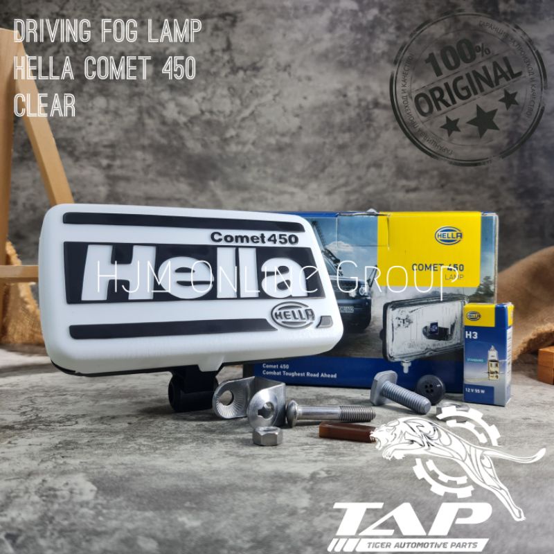 LAMPU SOROT TEMBAK KABUT HELLA FOG LAMP COMET 450 CLEAR FOG LAMP