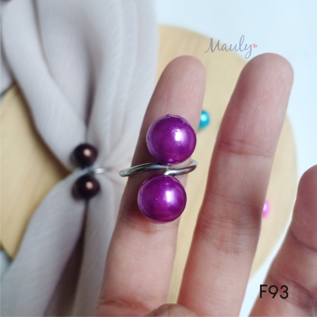 ring hijab mutiara cincin jilbab