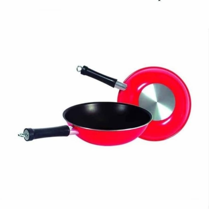 MAXIM Kuali Masak HEROWOK 28 cm WOK – Wajan Teflon Anti Lengket 28 cm