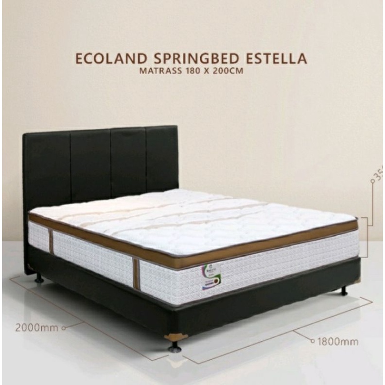 PROMO Springbed mewah Spinno Ecoland Estella - Kasur Saja