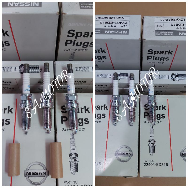 Busi double iridium Livina Gran Livina March Latio asli japan