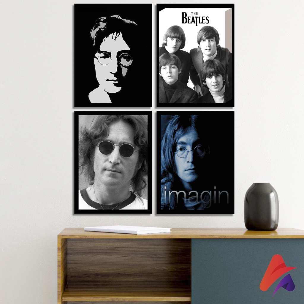 HIASAN DINDING JOHN LENNON PAJANGAN APOLITO (15X20) WALL DECOR JOHN LENNON HIASAN DINDING