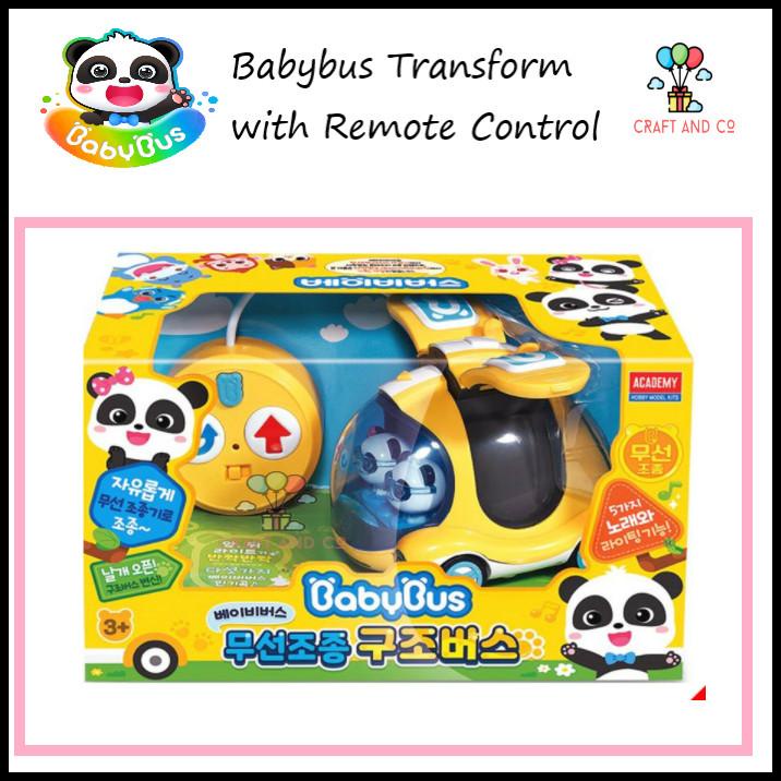 Mainan Mobil Remote Control Babybus Transform Korea Toys Ori