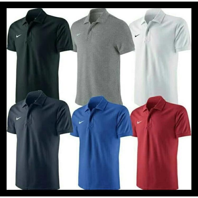 Promo Kaos Baju Polo Shirt Polos Nike Kerah Sport Olahraga Casual Jersey Promo Murah :)