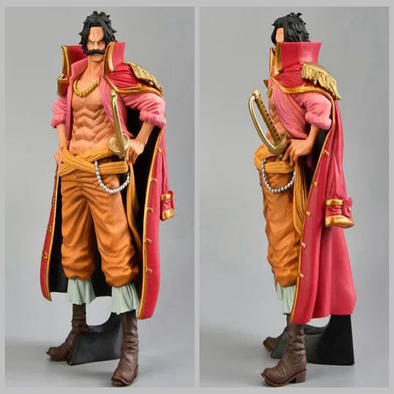 Mainan Action Figure Anime One Piece Gol D Roger The Grandline Men Wano Country 23cm Bahan PVC Untuk Koleksi