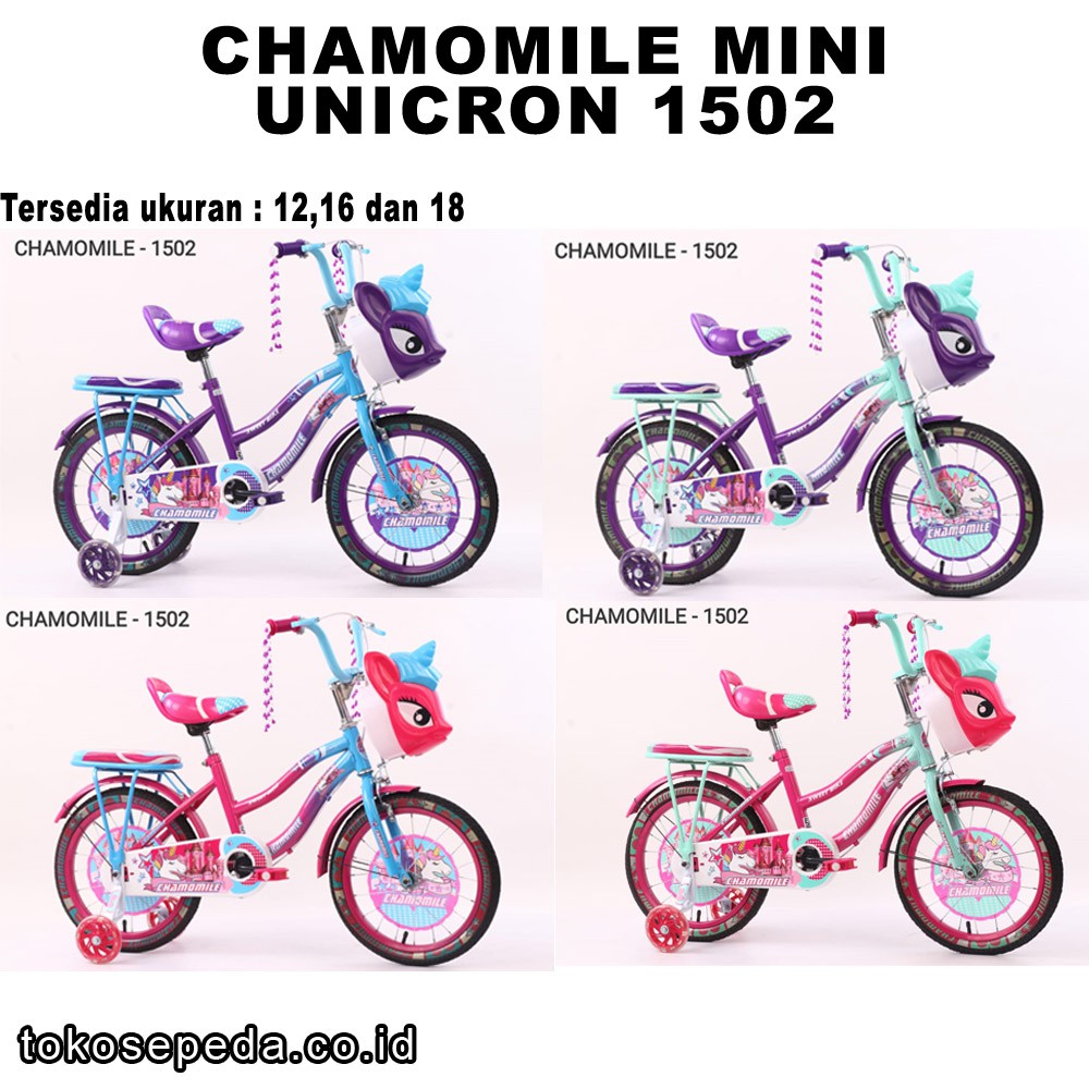 sepeda mini 12 chamomile unicron 1502
