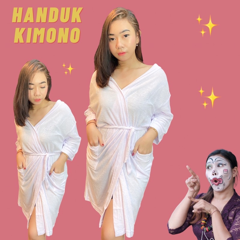 KIMONO HANDUK PREMIUM / Handuk Hotel/ Kimono Handuk Baju Pria Wanita