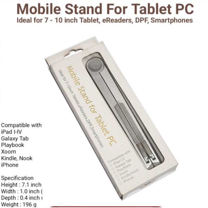 stand for tablet alumunium tablet fold 7&quot; &amp; 10&quot;....