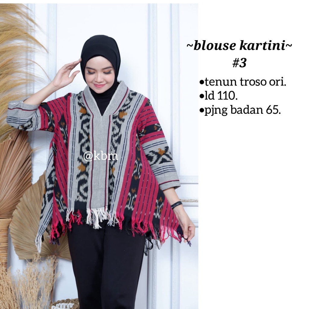 Blus kartini tenun