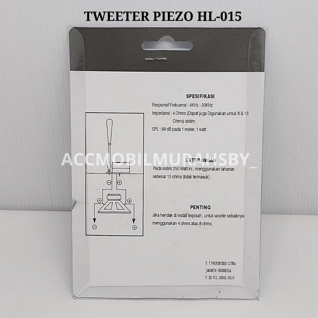 TWEETER MOBIL 250W SPEAKER MOBIL TWITER MOBIL TRUK PIEZO HL-015