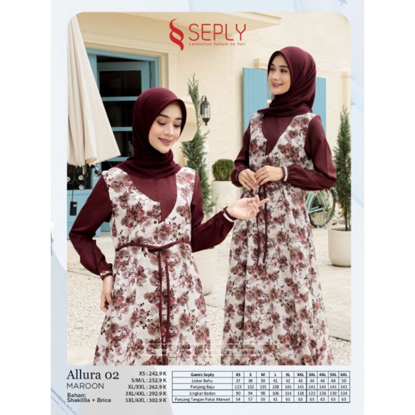 GAMIS SEPLY ALLURA 02 MAROON ALURA 02 MARUN