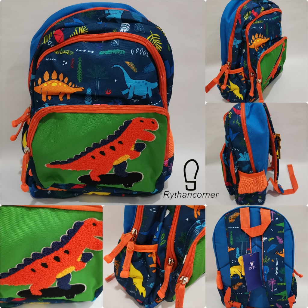 TAS RANSEL BACKPACK ANAK TK DINO T0077