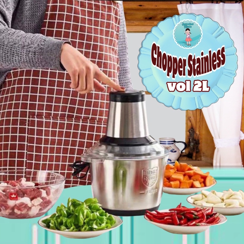 Alat Food Meat Processor stainless Penggiling Daging Penggilingan Penghancur Gilingan Chopper Copper