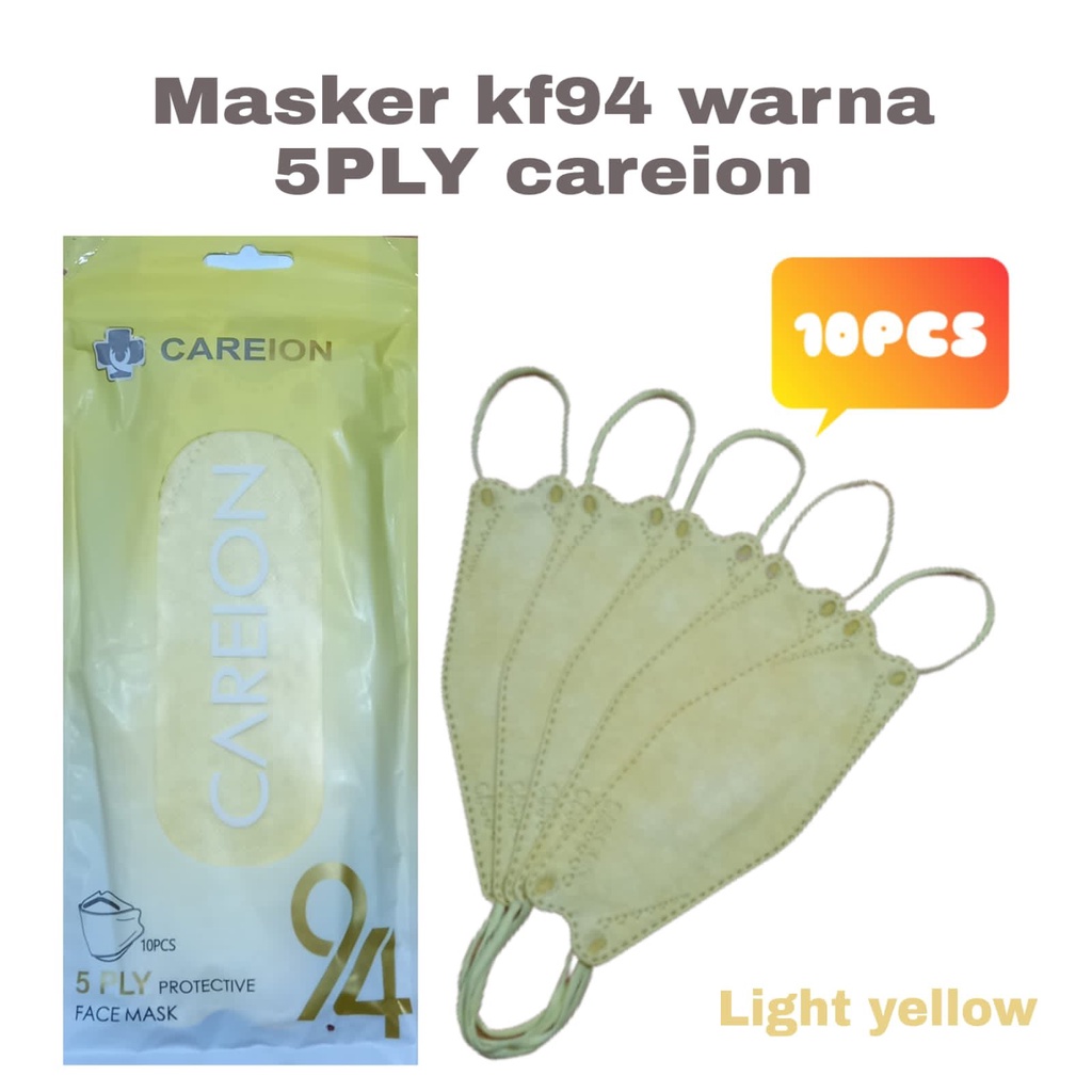 MASKER KF94 5PLY EMBOS ISI 10 NEW EDITION KF 94 5 PLY CAREION PREMIUM