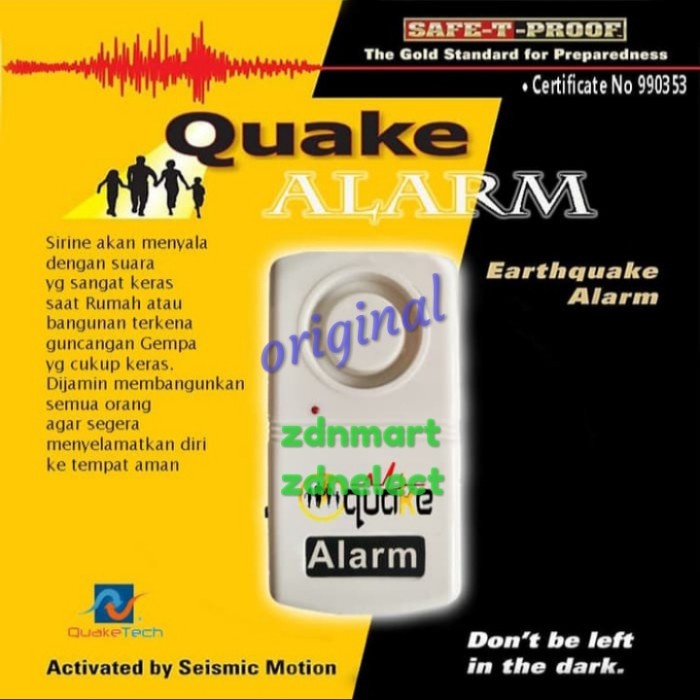 alarm gempa sensor gempa detector