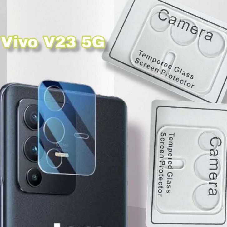 PELINDUNG KAMERA VIVO v23 5G Putih ANTI GORES TEMPERED GLASS CAMERA LENS LENSA PROTECTOR FULL 3D