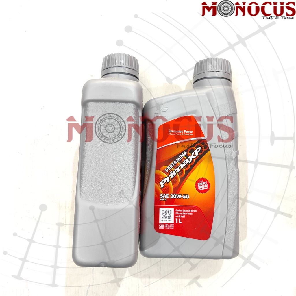 Pertamina Prima XP 1 Liter 20w50 Oli Motor Mobil