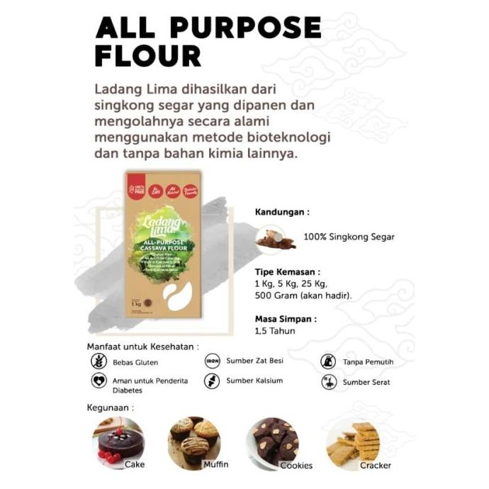 

Tepung All Purpose Ladang Lima 1kg