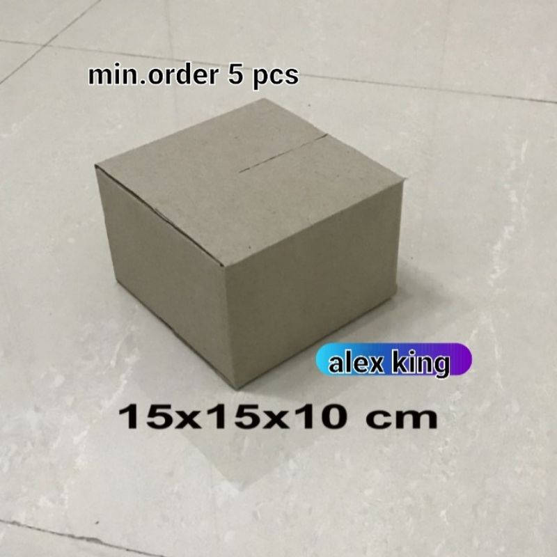 

Kardus / box / 15x15x10 cm / karton packing polos baru ST