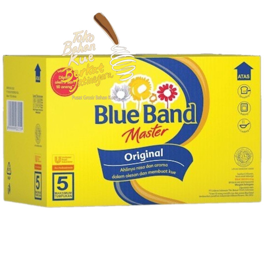 

MARGARINE BLUE BAND 4,5 KG / BLUE BAND/ BLUE BAND MASTER 4,5 KG / CTN ( 4 PCS)