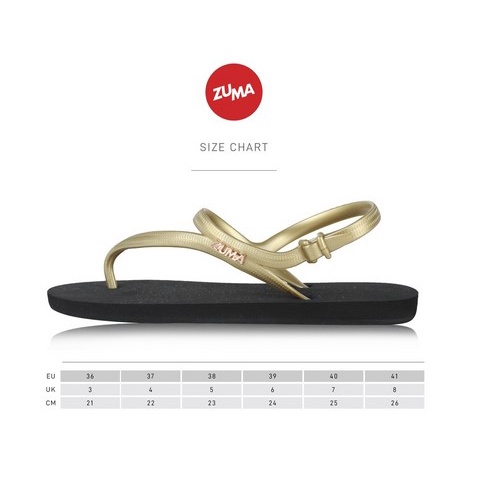 Sandal Zuma Elsa E2AZEA7 Black Gold Original