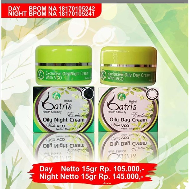 Batrisyia Exclusive Oily Night Cream [15 gr]