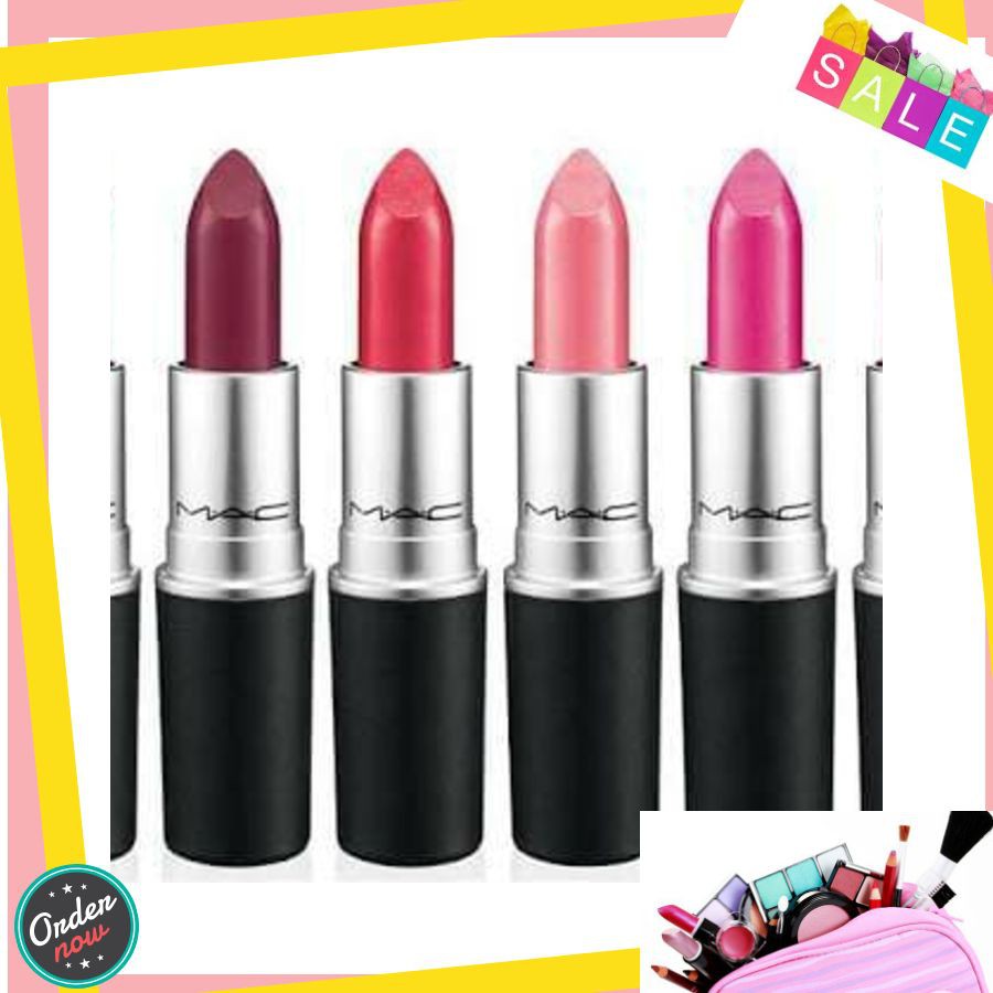 A203 MAC Original Lip Care Lip Color Lipstik Kosmetik Bibir Lipstick Kecantikan